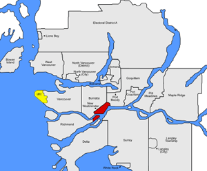 New Westminster Map